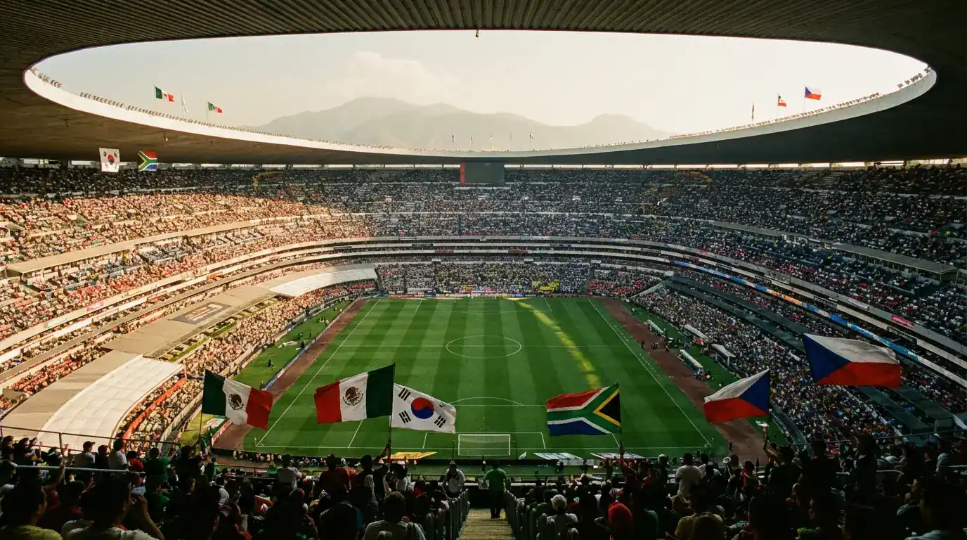 Gruppe A VM 2026 med Mexico, Sør-Korea, Sør-Afrika og Tsjekkia
