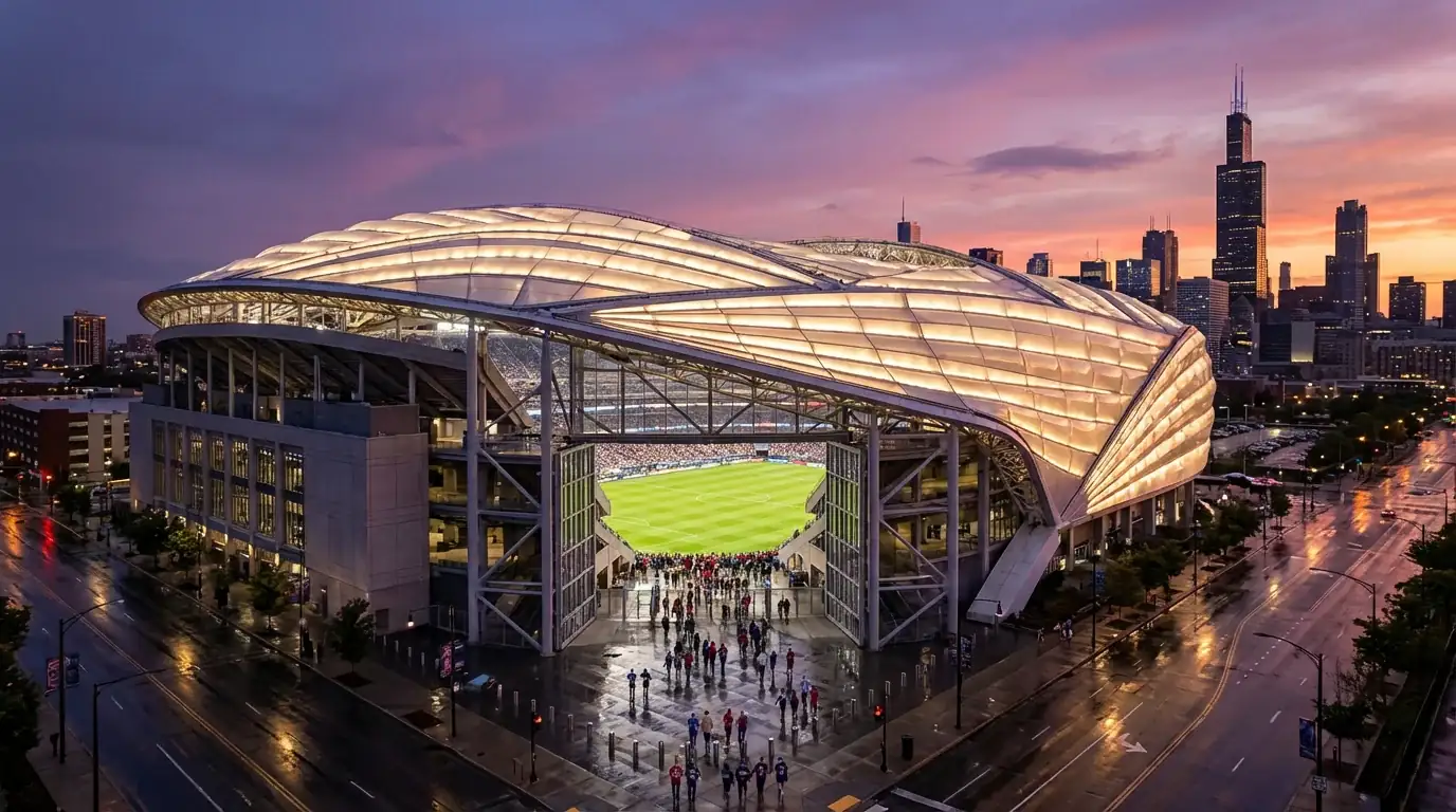 Stadioner for VM 2026 i USA, Mexico og Canada rangert